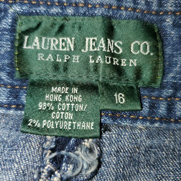 Ralph Lauren Blue Denim A-Line Skirt - Picture 2 of 5